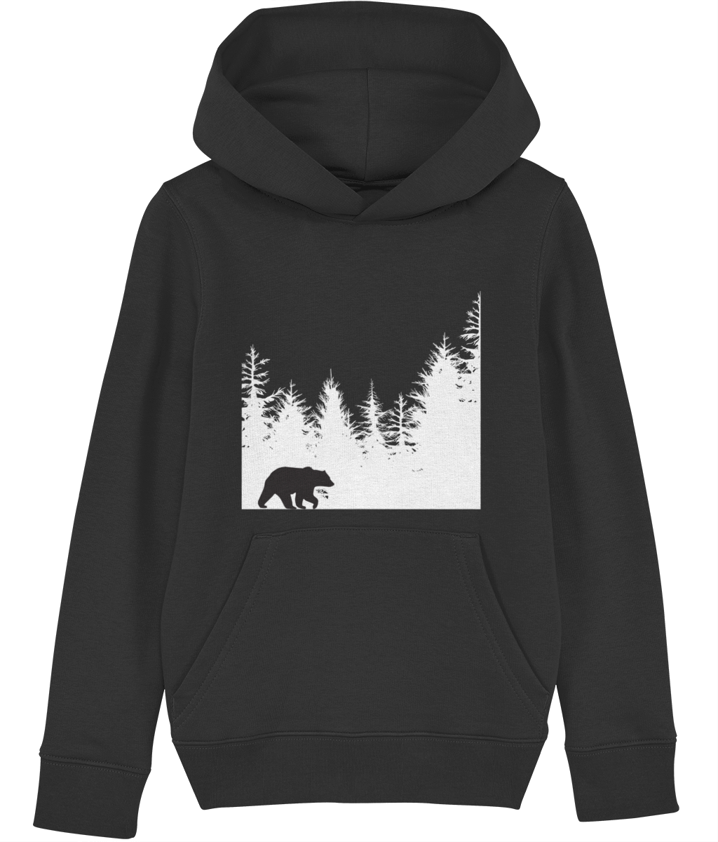 Indigo Jo forest bear kids hoodie