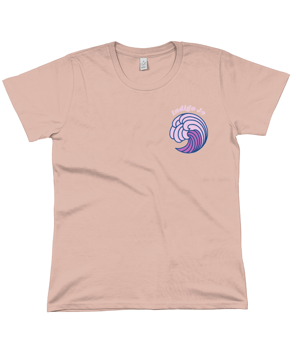 Indigo Jo purple wave women's  t-shirt