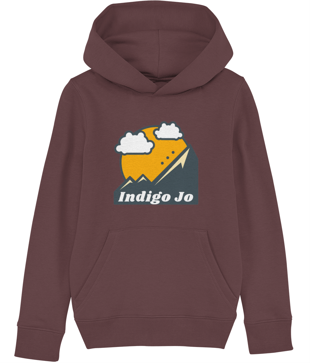 Indigo Jo mountain sun kids hoodie