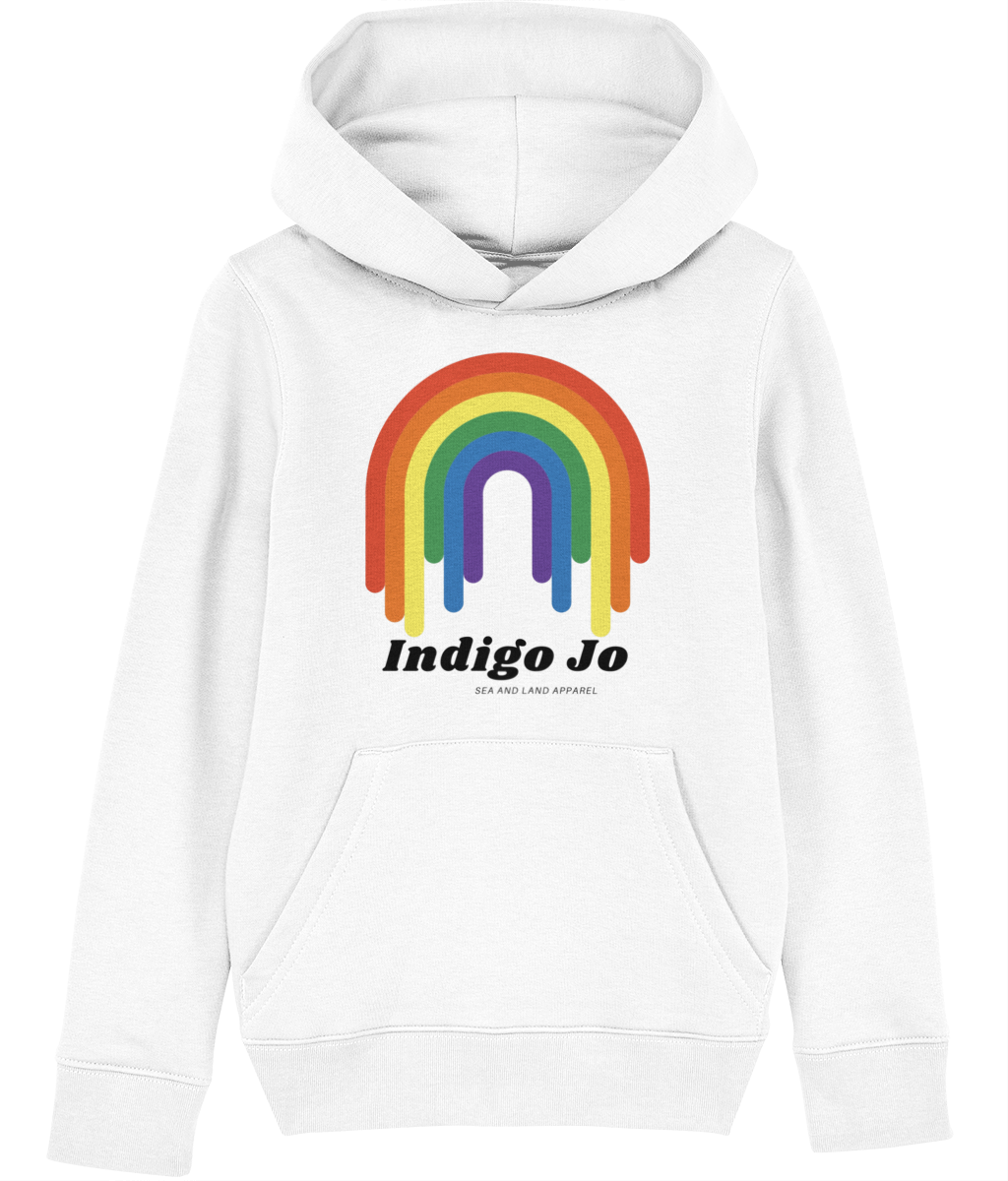 Indigo Jo rainbow kids hoodie