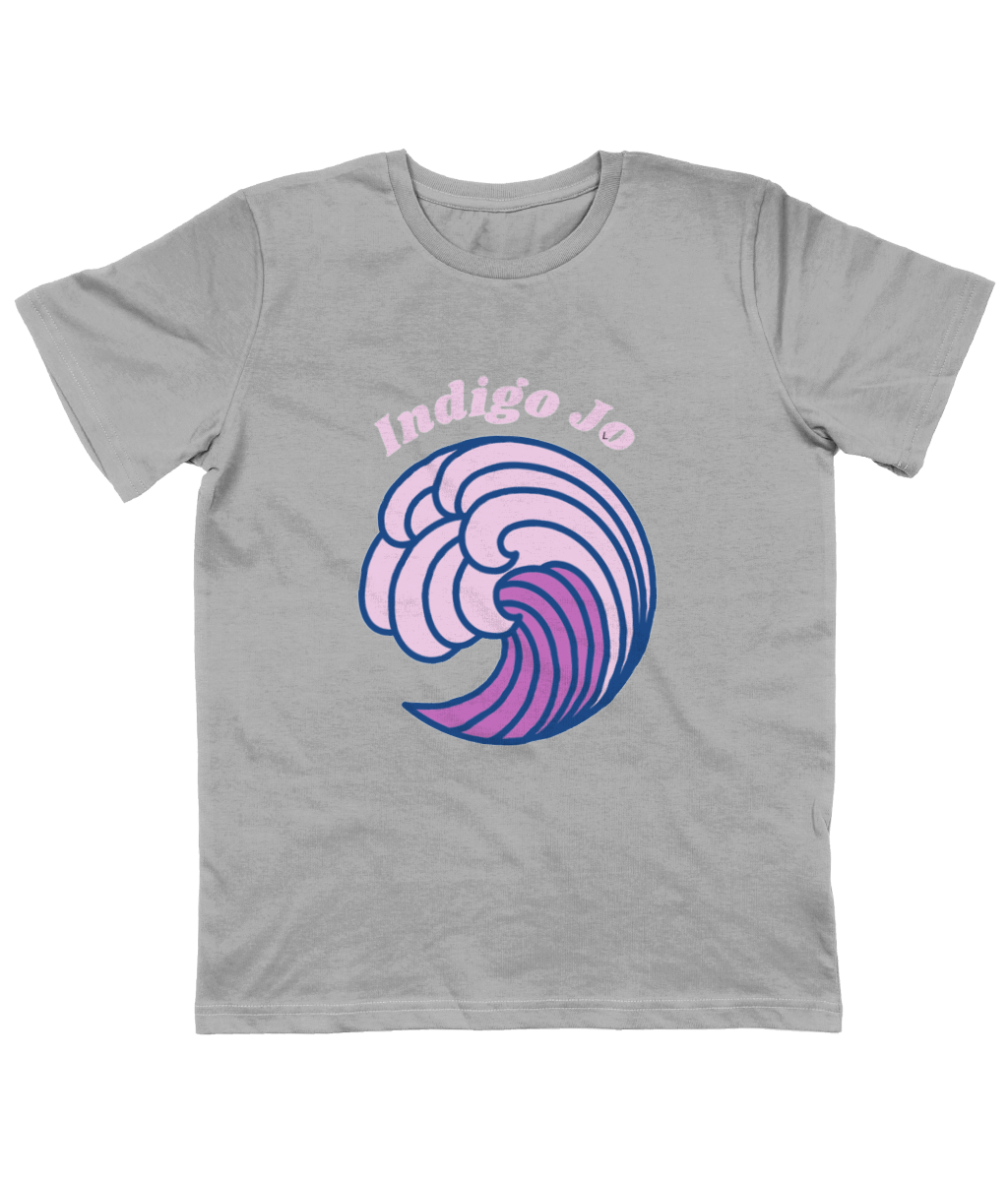 Indigo Jo purple wave kids  t-shirt