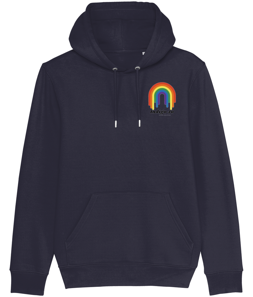 Indigo Jo rainbow mens hoodie