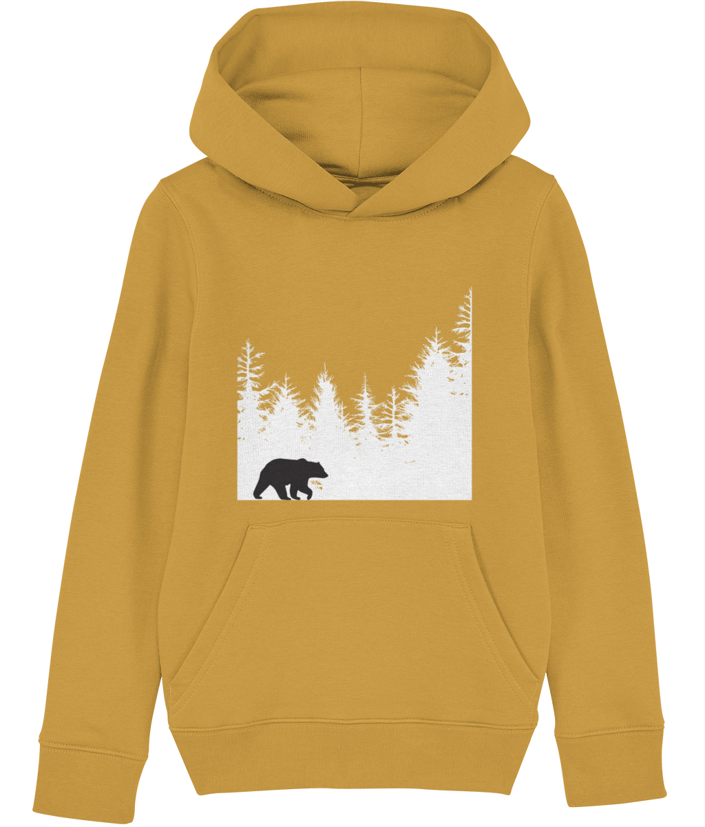 Indigo Jo forest bear kids hoodie