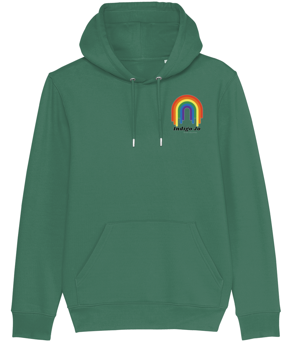 Indigo Jo rainbow mens hoodie