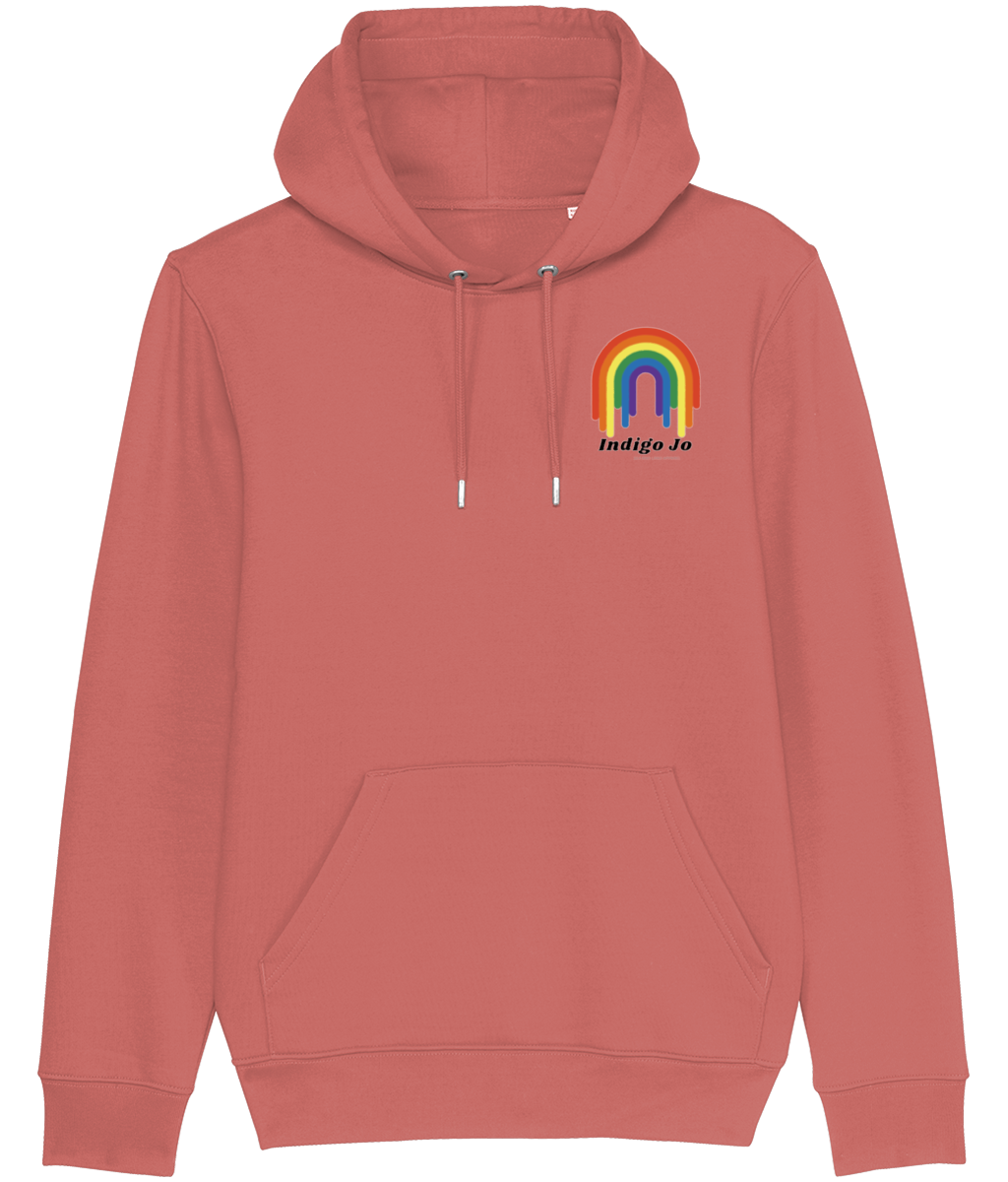 Indigo Jo rainbow mens hoodie