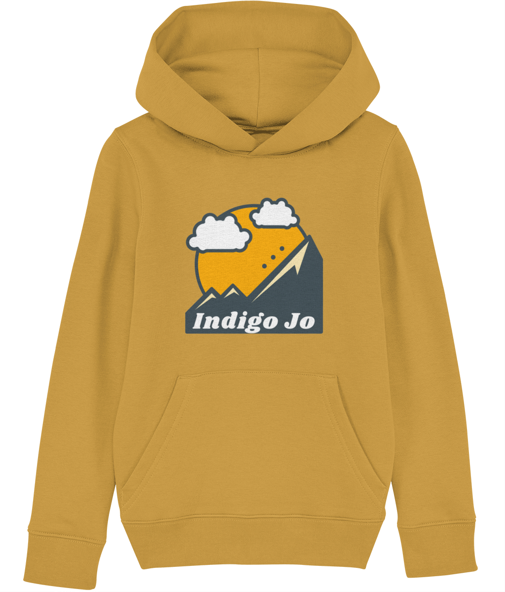 Indigo Jo mountain sun kids hoodie