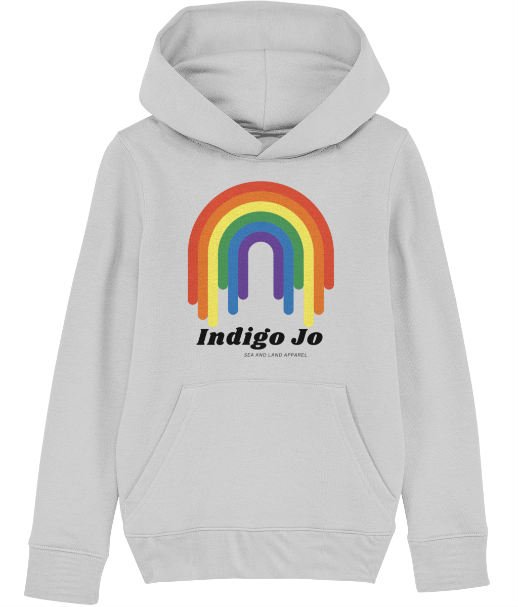 Indigo Jo rainbow kids hoodie