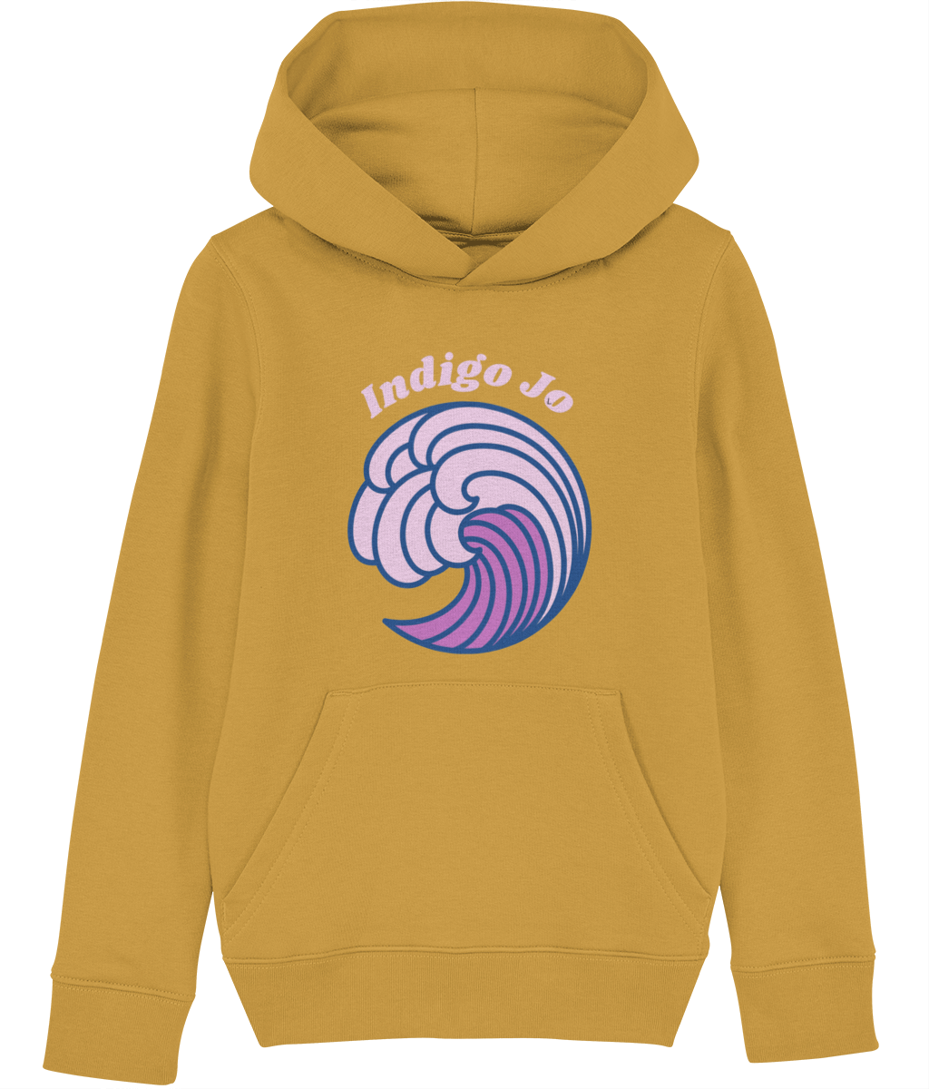 Indigo Jo purple wave kids hoodie