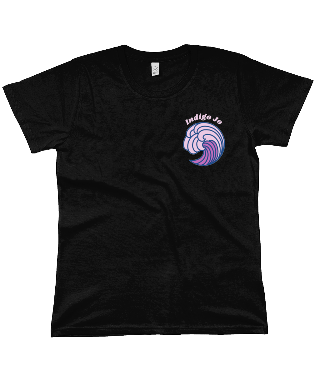 Indigo Jo purple wave women's  t-shirt