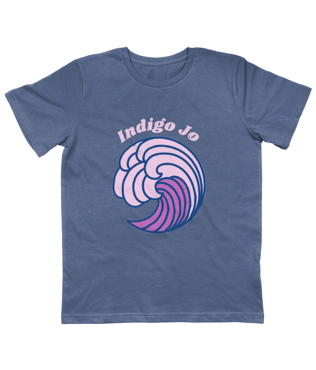 Indigo Jo purple wave kids  t-shirt