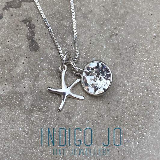 Sterling Silver Starfish Pendant Jewellery