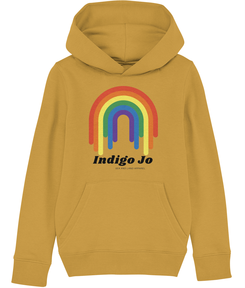 Indigo Jo rainbow kids hoodie