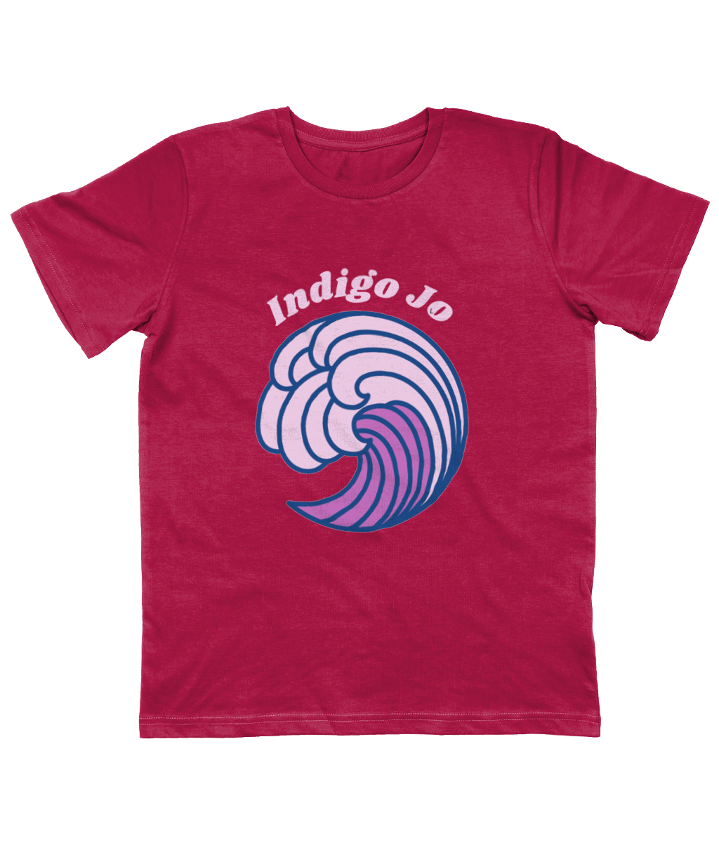 Indigo Jo purple wave kids  t-shirt