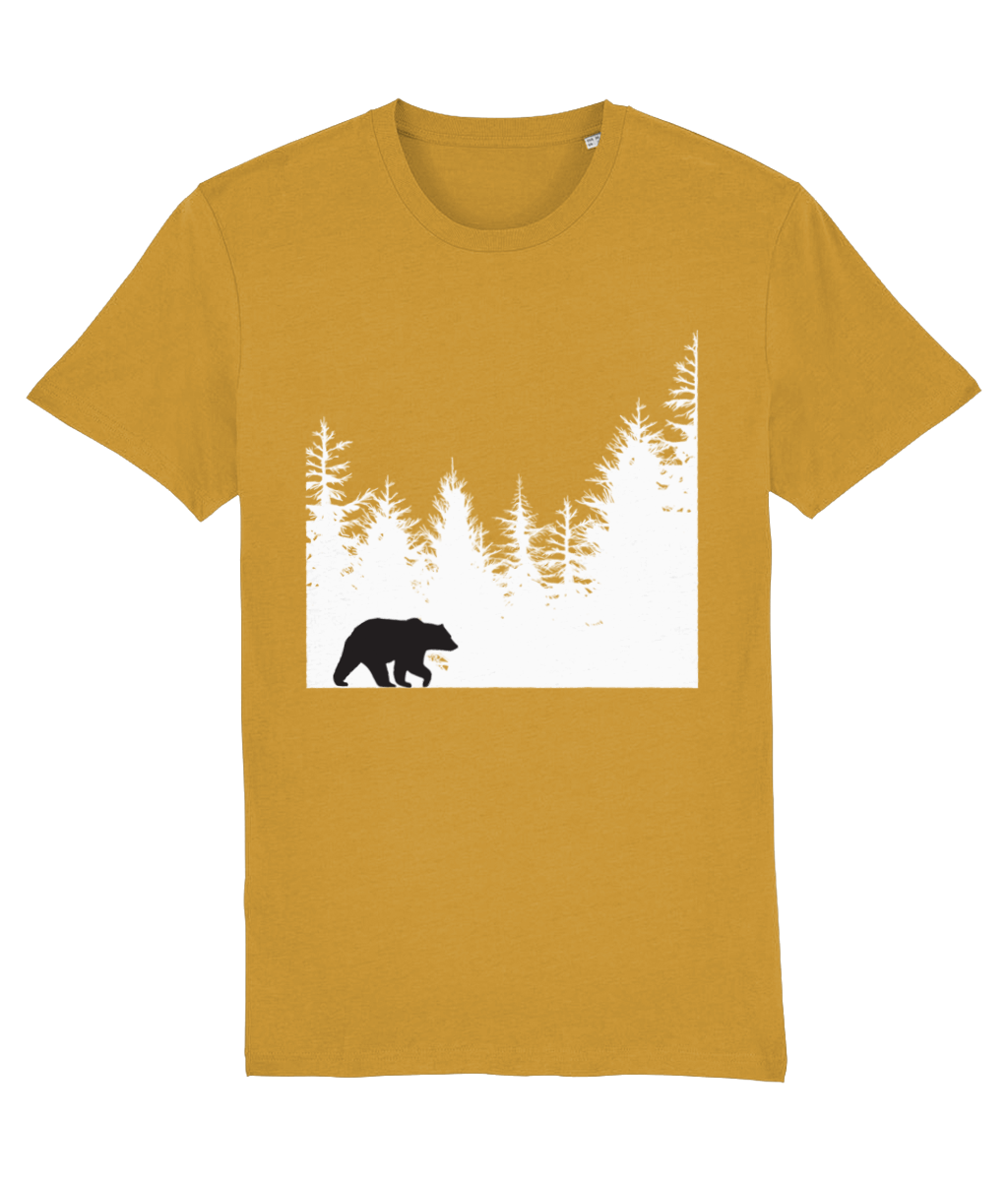 Indigo Jo forest bear mens t-shirt