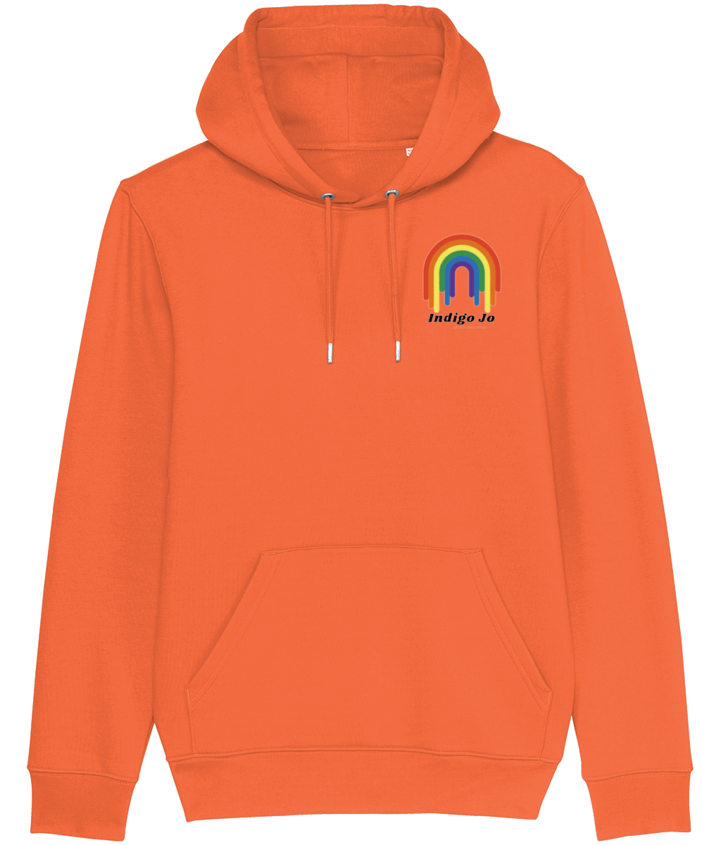 Indigo Jo rainbow mens hoodie