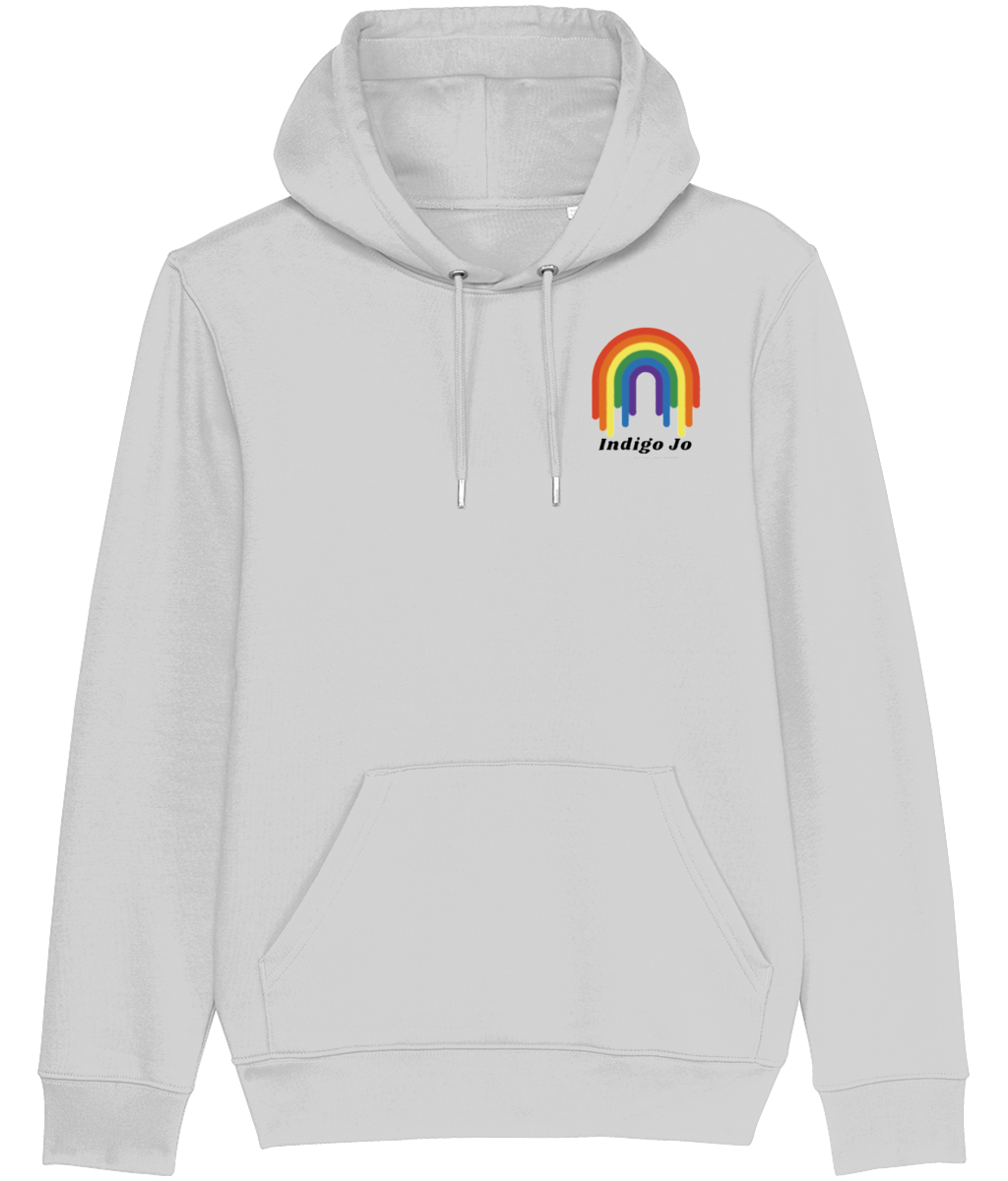 Indigo Jo rainbow mens hoodie