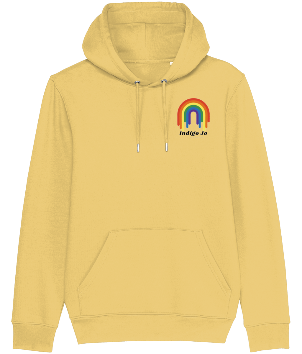 Indigo Jo rainbow mens hoodie