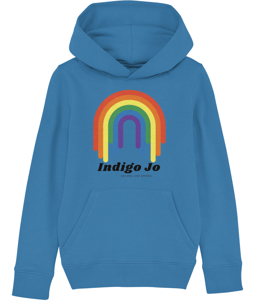 Indigo Jo rainbow kids hoodie