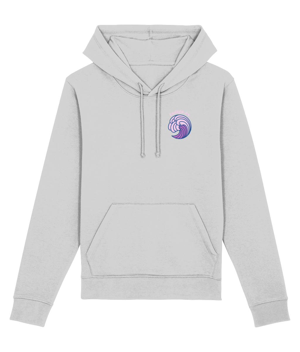 Indigo Jo purple wave women's hoodie