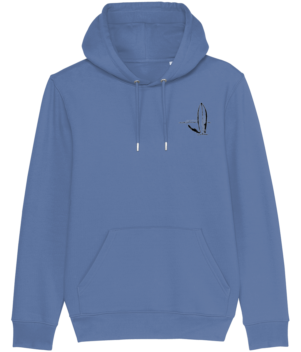 Indigo Jo surf sketch mens hoodie