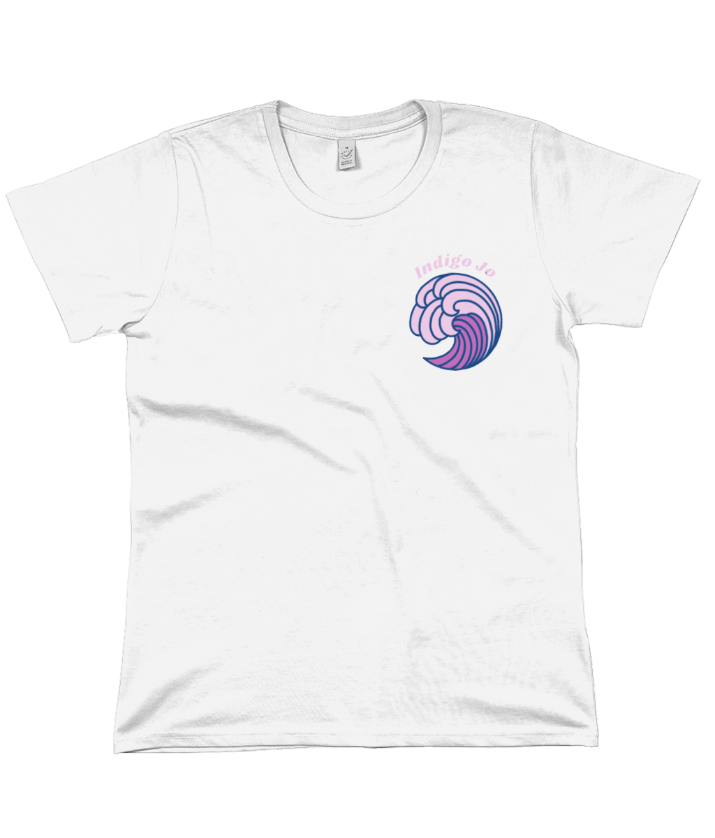 Indigo Jo purple wave women's  t-shirt