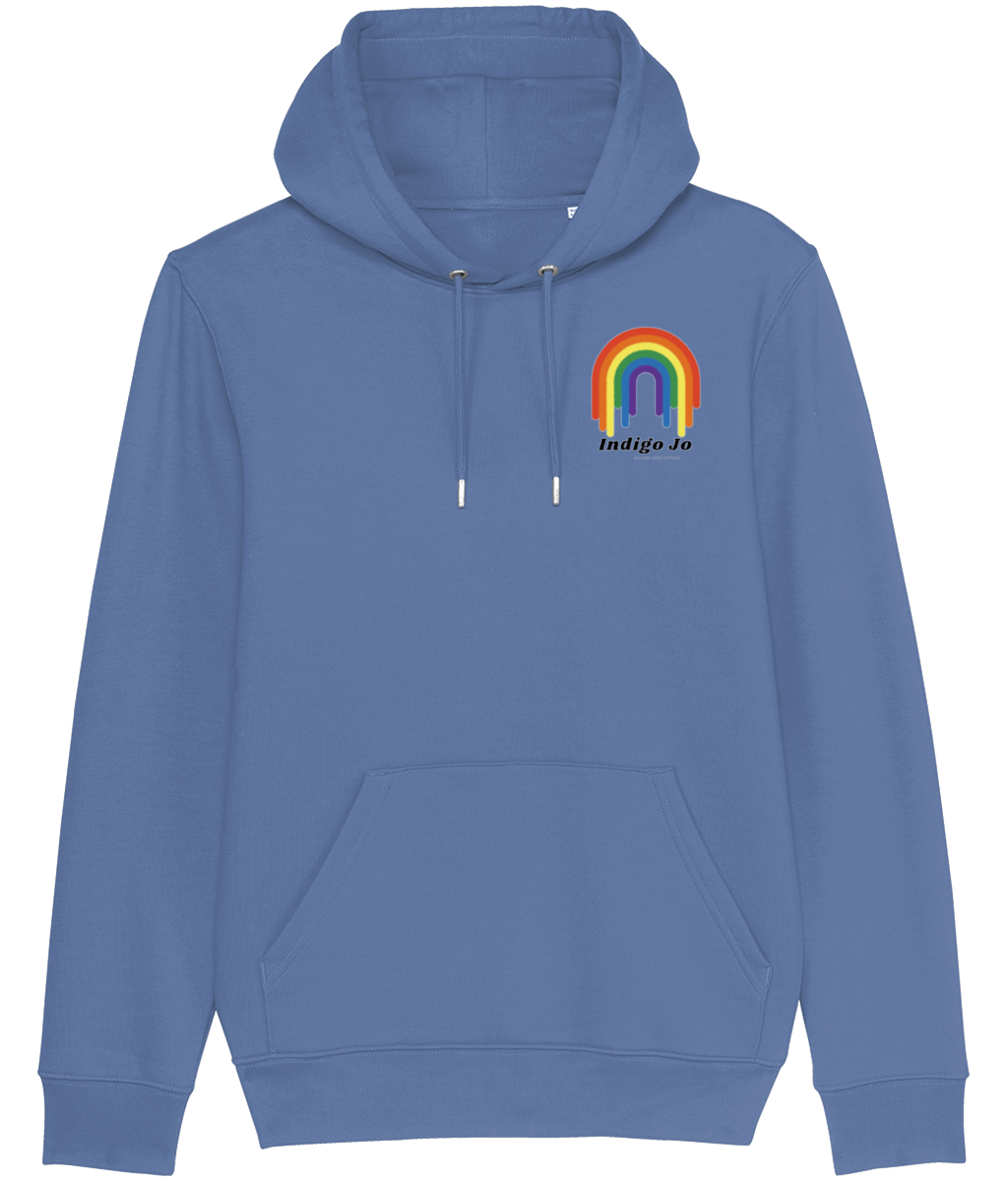 Indigo Jo rainbow mens hoodie